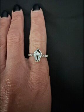 Fragrant Jewels Black Coffin Ring